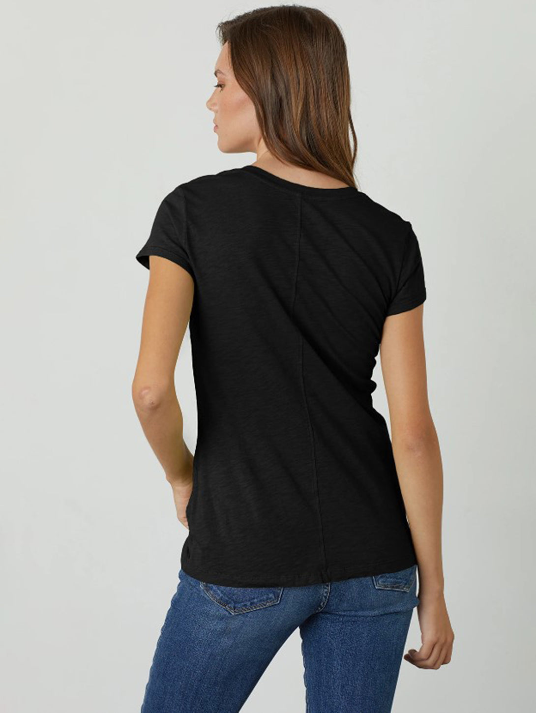 Odelia Short Sleeve Crew Tee-Velvet-Over the Rainbow