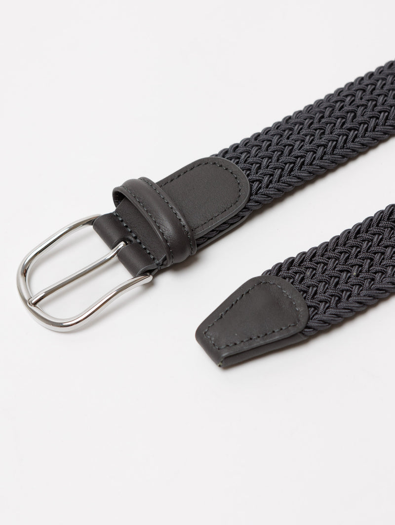 Stretch Woven Belt - Slate G4-Anderson's-Over the Rainbow