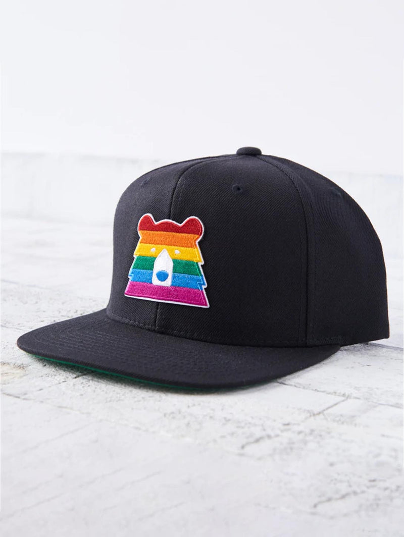NTSP Pride Bear Snapback - Black-North Standard Trading Post-Over the Rainbow