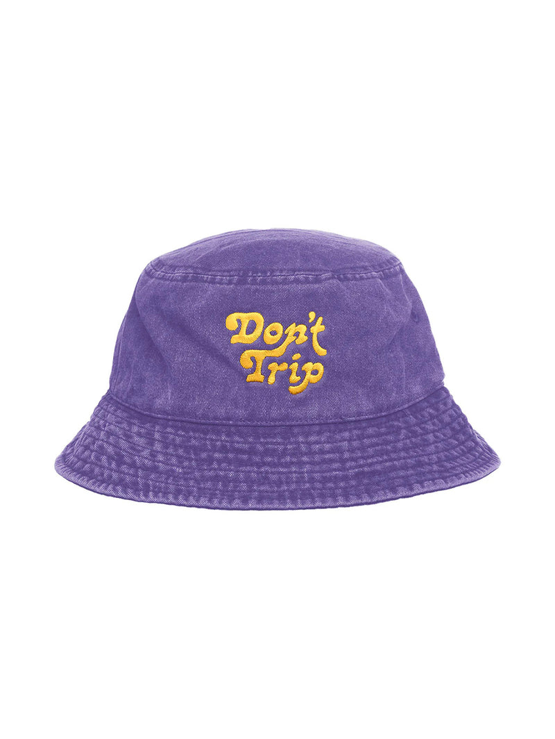 Don't Trip Washed Bucket Hat - Purple-Free & Easy-Over the Rainbow