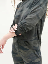 Camo Crew Top - Olive-SPLENDID-Over the Rainbow