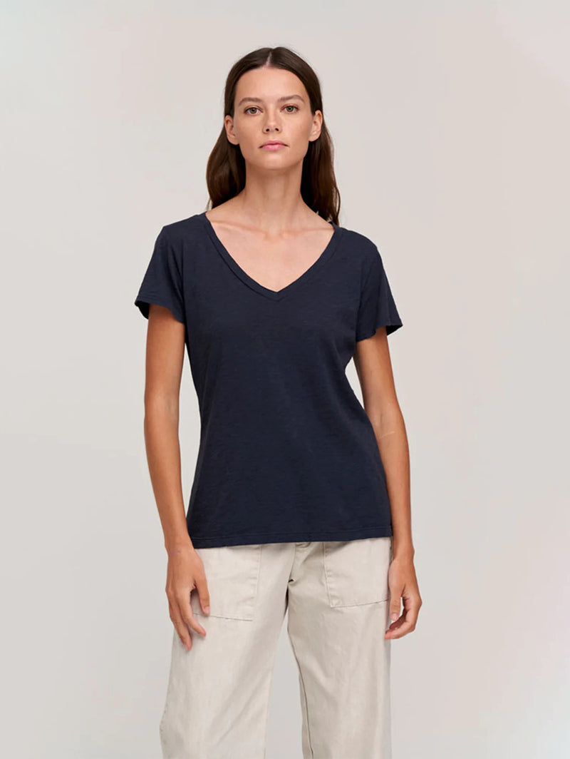 Lilith V Neck T-Shirt-Velvet-Over the Rainbow