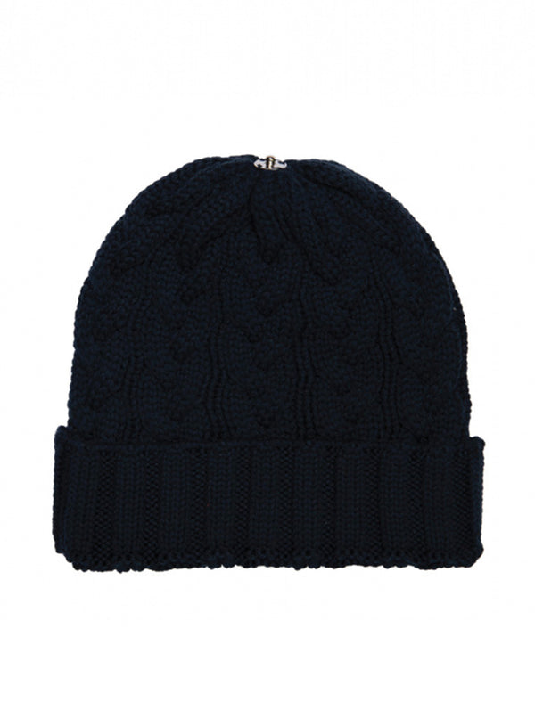 Charlie Cable Toque - Blue Tones-Lindo F-Over the Rainbow