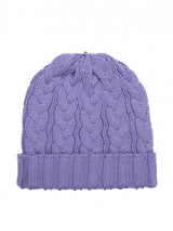Charlie Cable Toque - Purple Tones-Lindo F-Over the Rainbow