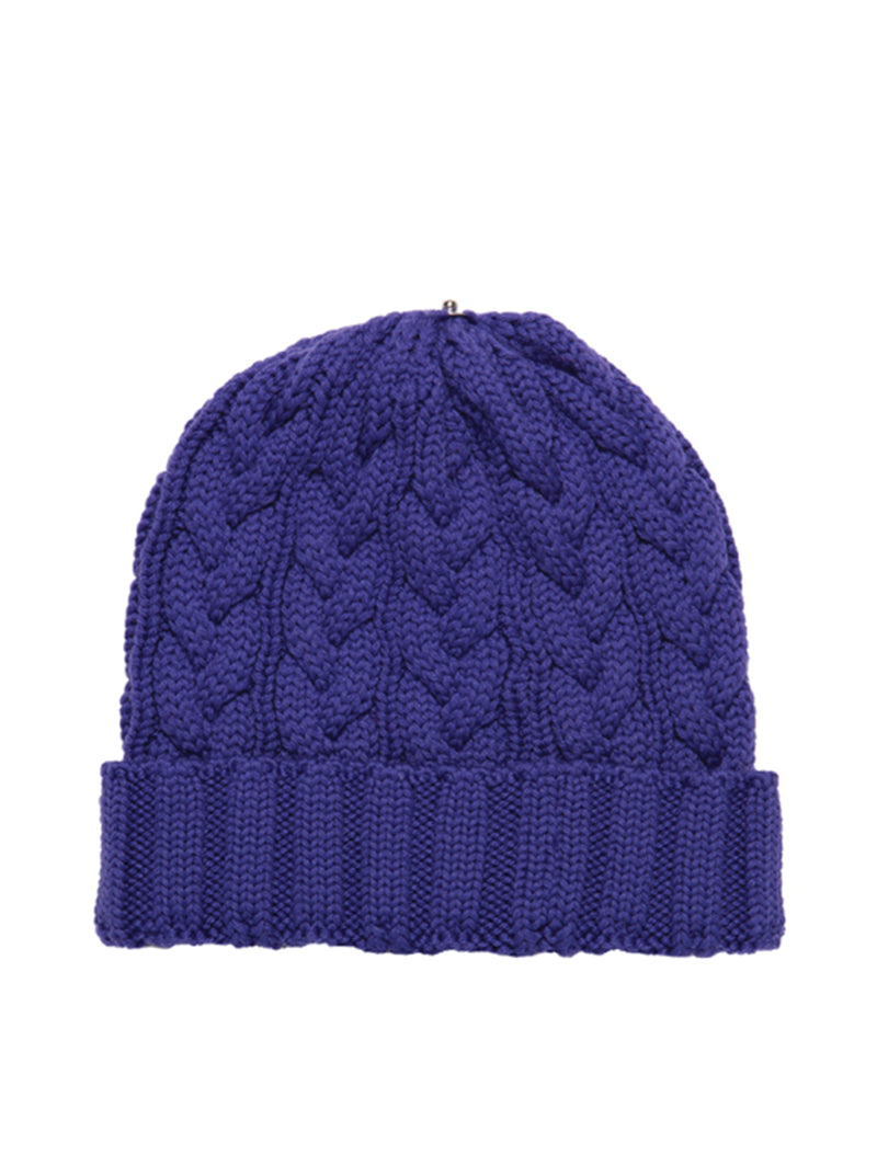 Charlie Cable Toque - Purple Tones-Lindo F-Over the Rainbow