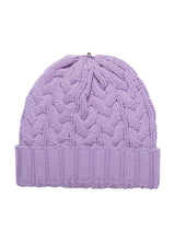 Charlie Cable Toque - Purple Tones-Lindo F-Over the Rainbow