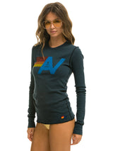 AN Thermal Top - Charcoal-AVIATOR NATION-Over the Rainbow