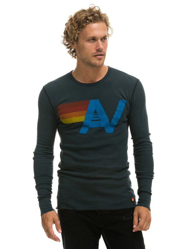 AN Thermal Top - Charcoal-AVIATOR NATION-Over the Rainbow
