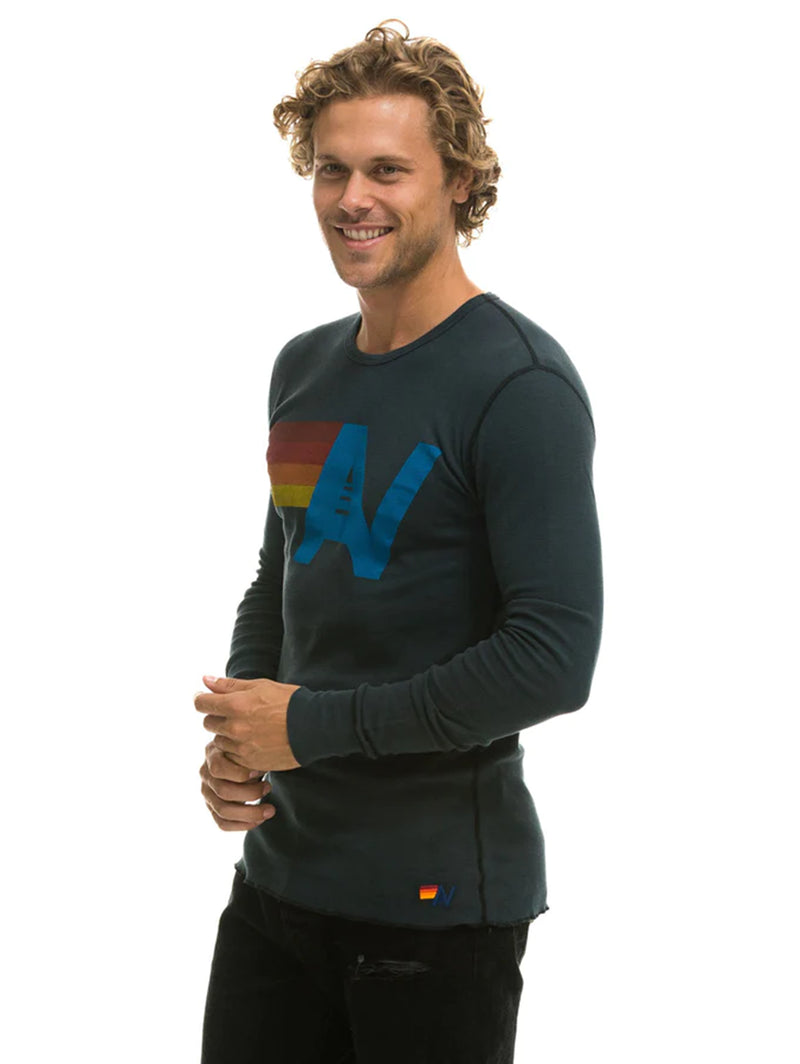 AN Thermal Top - Charcoal-AVIATOR NATION-Over the Rainbow