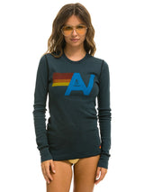 AN Thermal Top - Charcoal-AVIATOR NATION-Over the Rainbow