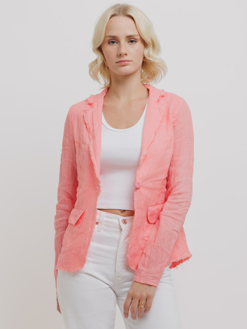 Linen Blazer-STARK-Over the Rainbow