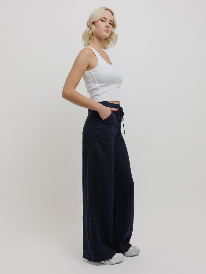 Linen Wide Leg Pants – STARKx