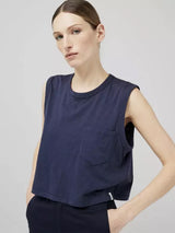 Slub Pocket Tank-RAG + BONE-Over the Rainbow