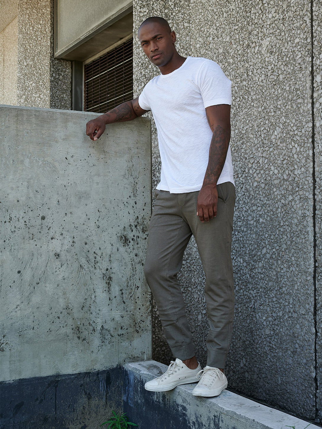 Amaro Slub Short Sleeve T-Shirt - White-Velvet-Over the Rainbow