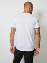 Amaro Slub T-shirt - White-Velvet-Over the Rainbow