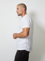 Amaro Slub T-shirt - White-Velvet-Over the Rainbow