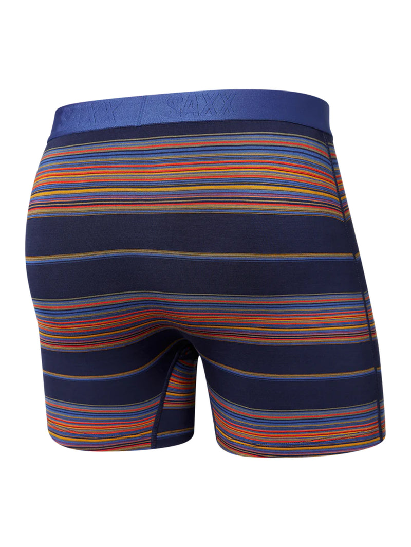 Ultra Soft Boxer Brief Fly - Navy Stripe-SAXX-Over the Rainbow