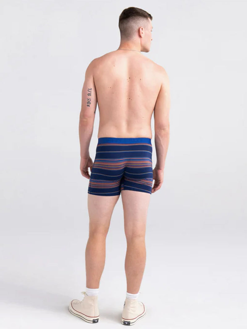 Ultra Soft Boxer Brief Fly - Navy Stripe-SAXX-Over the Rainbow