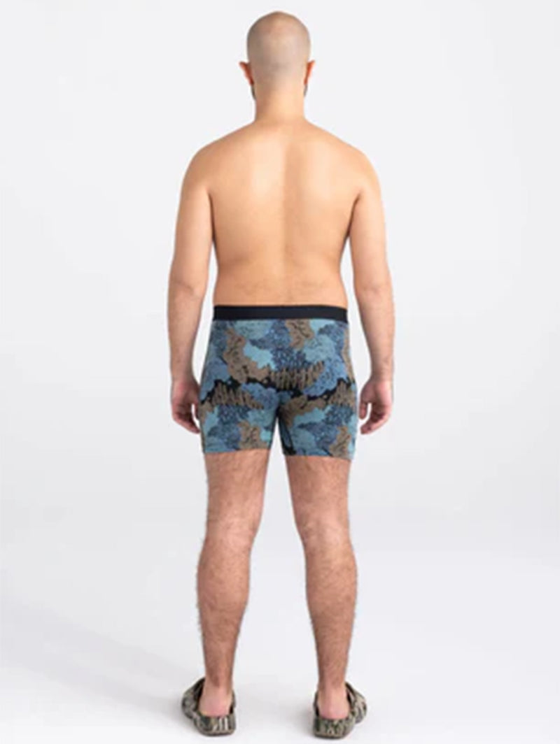 Ultra Soft Boxer Brief Fly - Sonora Camo Slate-SAXX-Over the Rainbow