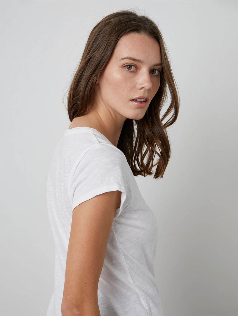 Kira Scoop Tee-Velvet-Over the Rainbow