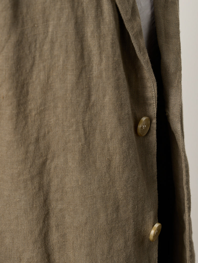 Joshua Linen Blazer - Olive-Velvet-Over the Rainbow